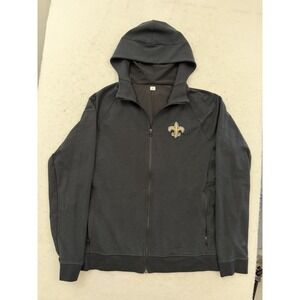 Team Issued New Orleans Saints Warm Up Hoodie Lululemon Size L Ugo Amadi #0 RARE